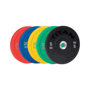 KG COLOR URETHANE BUMPER PLATES, Titan Fitness